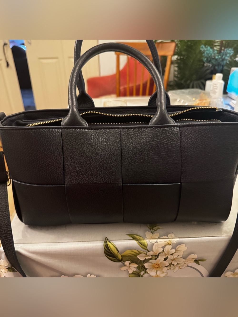 Isabella Rossetti Blue Real Leather Bag Made in Italy